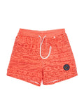 Costume Geometric Roy Roger's Arancione e Rosso