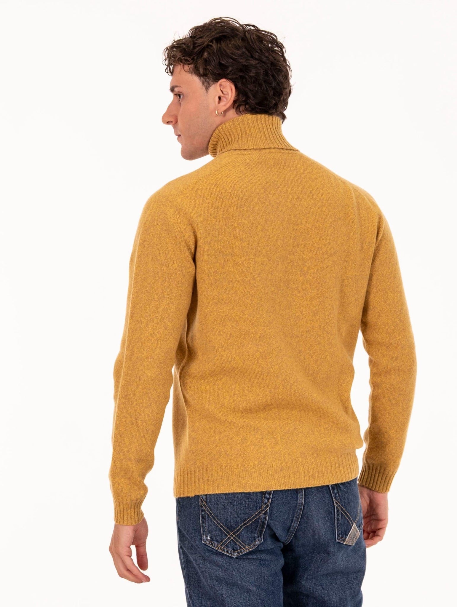 Dolce Vita Zanieri in Lana Cashmere Ocra Melange