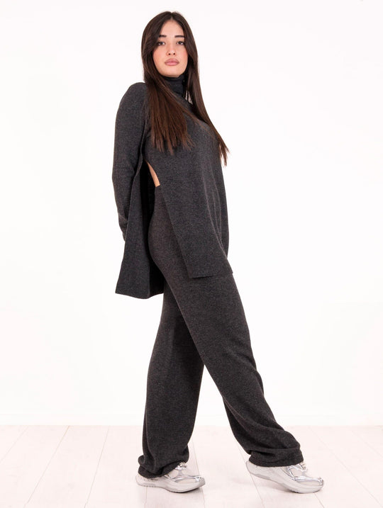 Dolcevita Alpha Studio in Lana e Cashmere Antracite