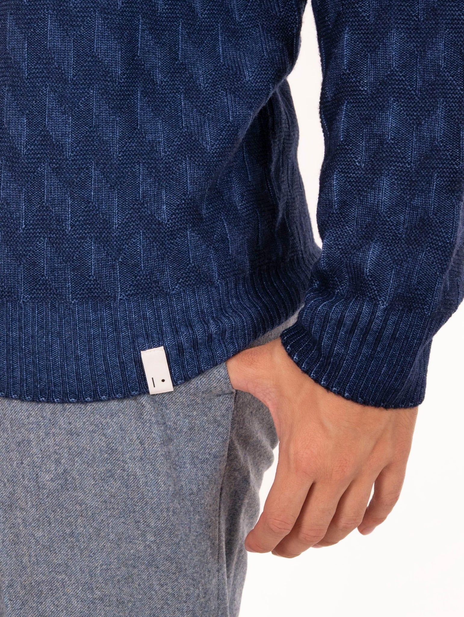 Dolcevita Luigi Gentile in Lana Merinos Oceano