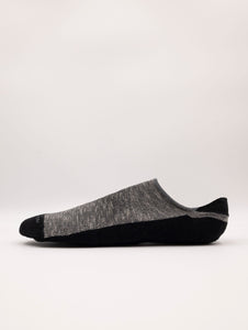 Fantasmini Marcoliani Invisible Sneaker in Cotone Nero e Grigio