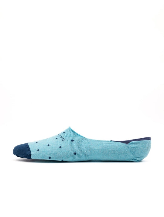 Fantasmini Marcoliani Invisible Touch in Cotone a Pois Azzurro e Blu