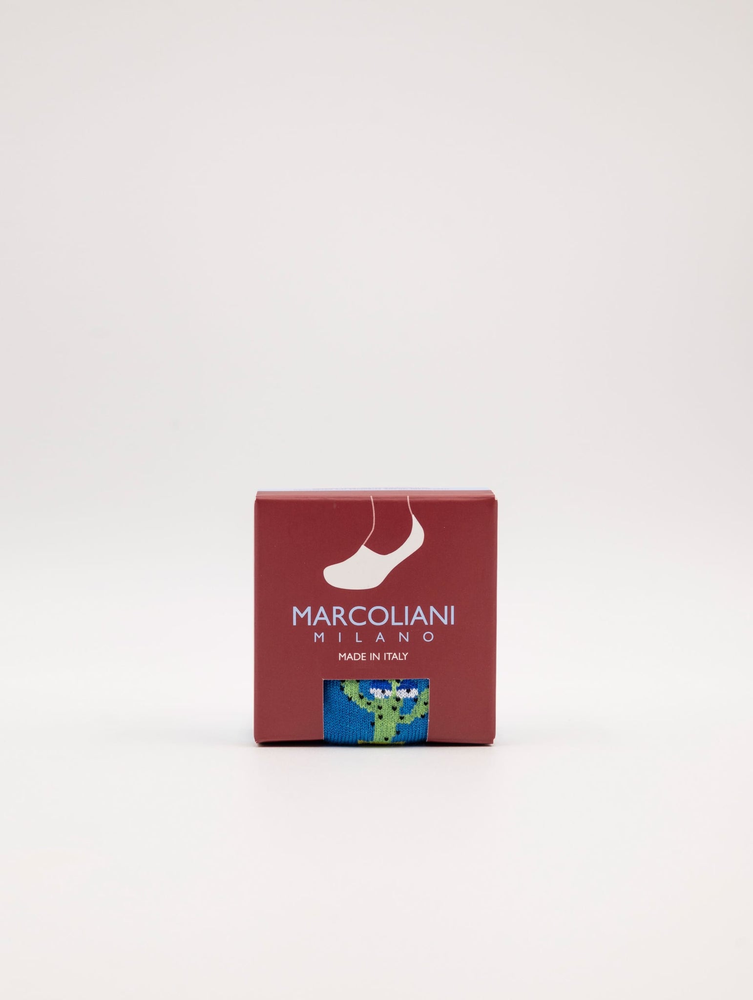 Fantasmini Marcoliani Invisible Touch in Cotone Fantasia Cactus Azzurro