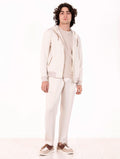 Chic Devore Sweatshirt aus Viskose Milch
