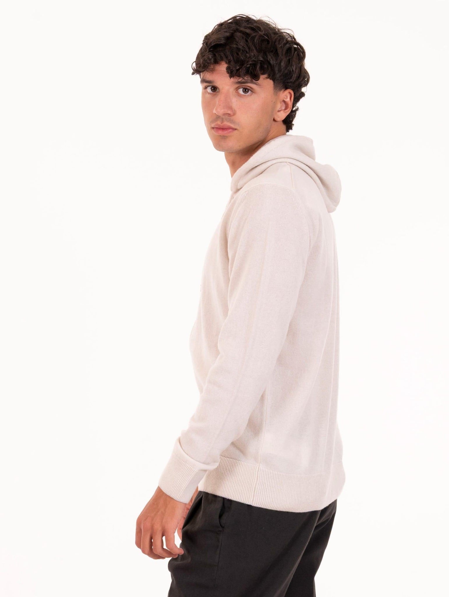 Felpa Eleventy Milano Platinum in Cashmere Sabbia