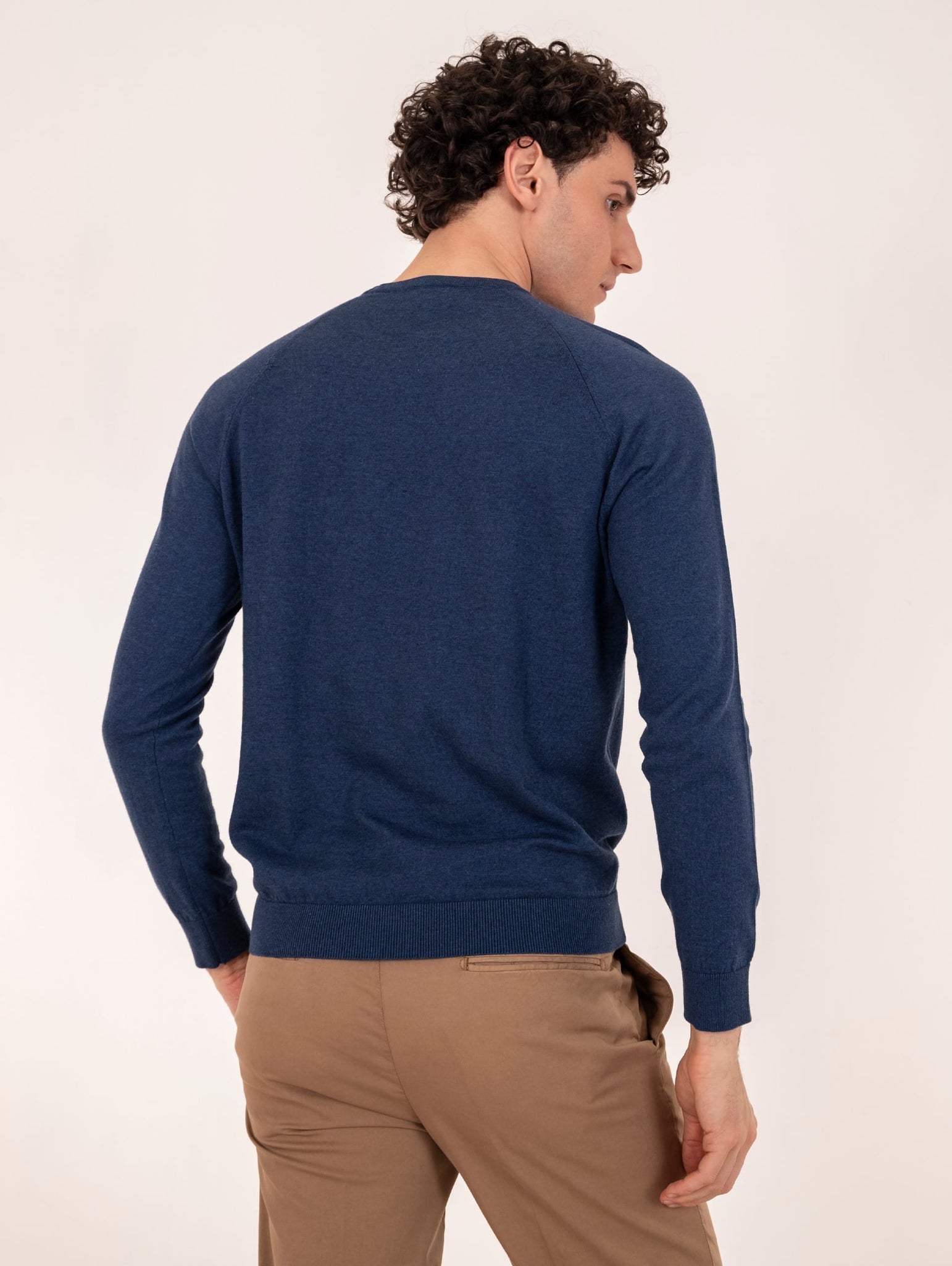 Felpa H953 in Cotone e Cashmere Jeans