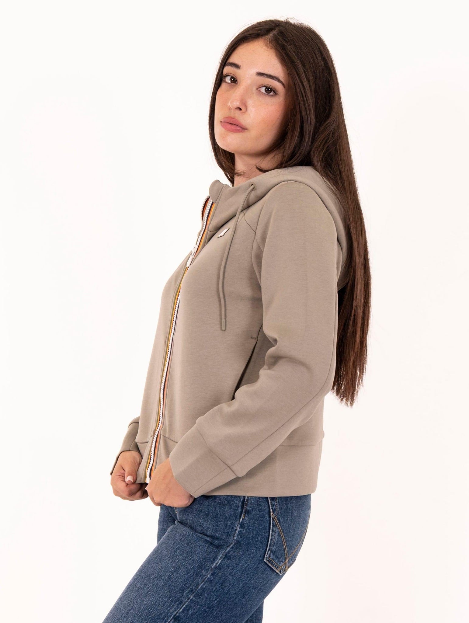 Felpa K-Way Divine Light Spacer Verde