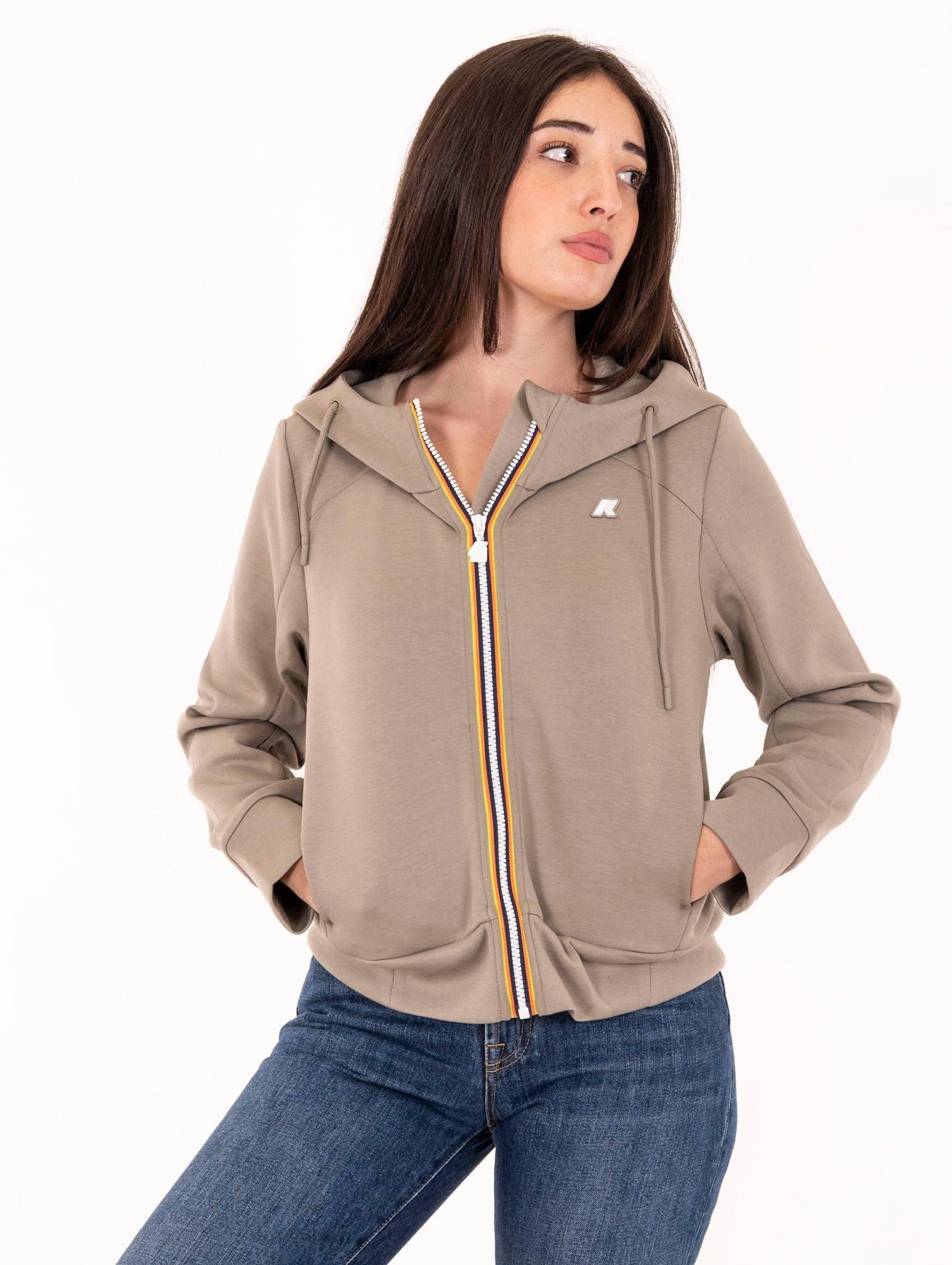 Felpa K-Way Divine Light Spacer Verde