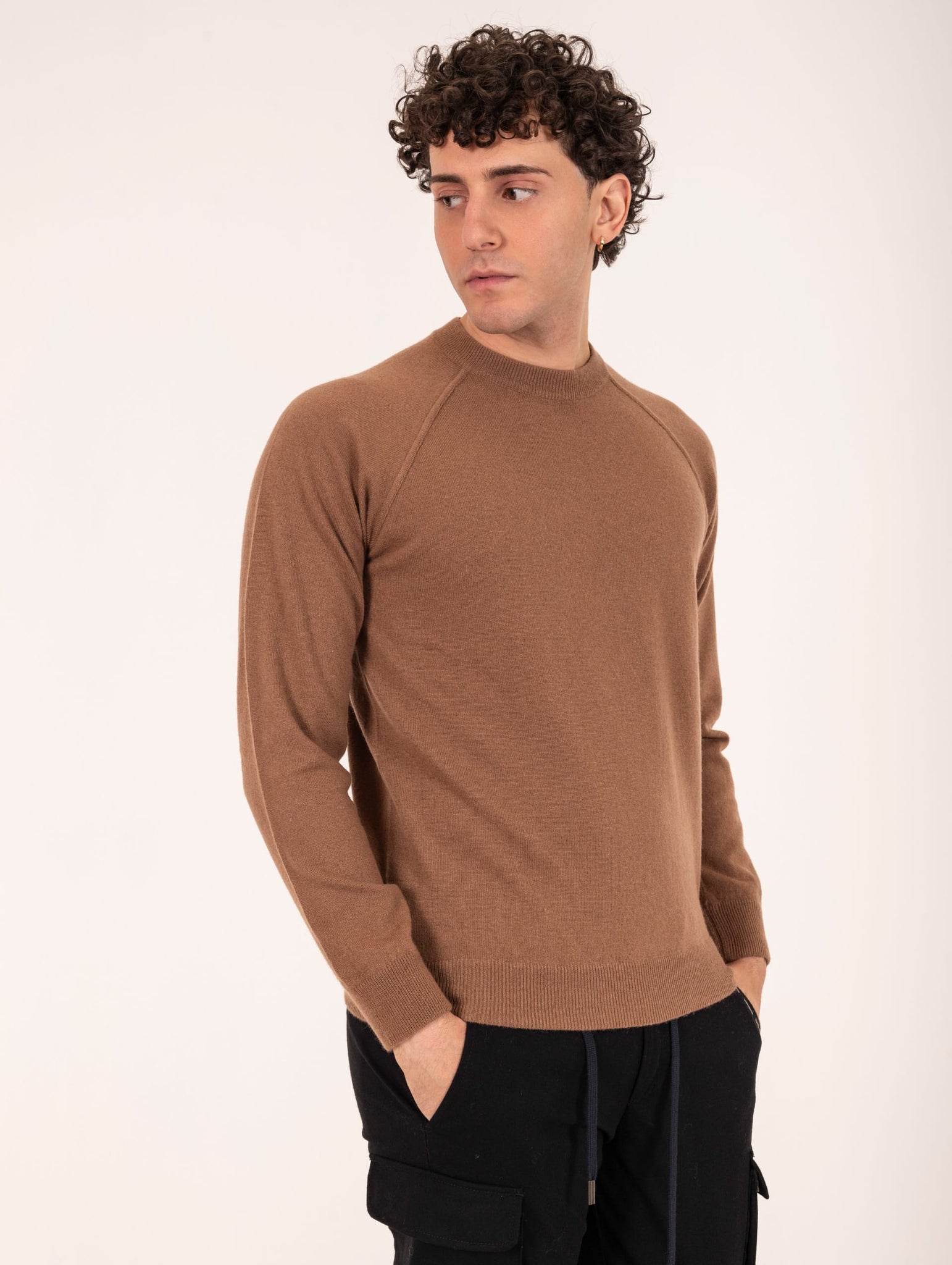 Felpa Zanieri Lambswool e Cashmere Vicuna