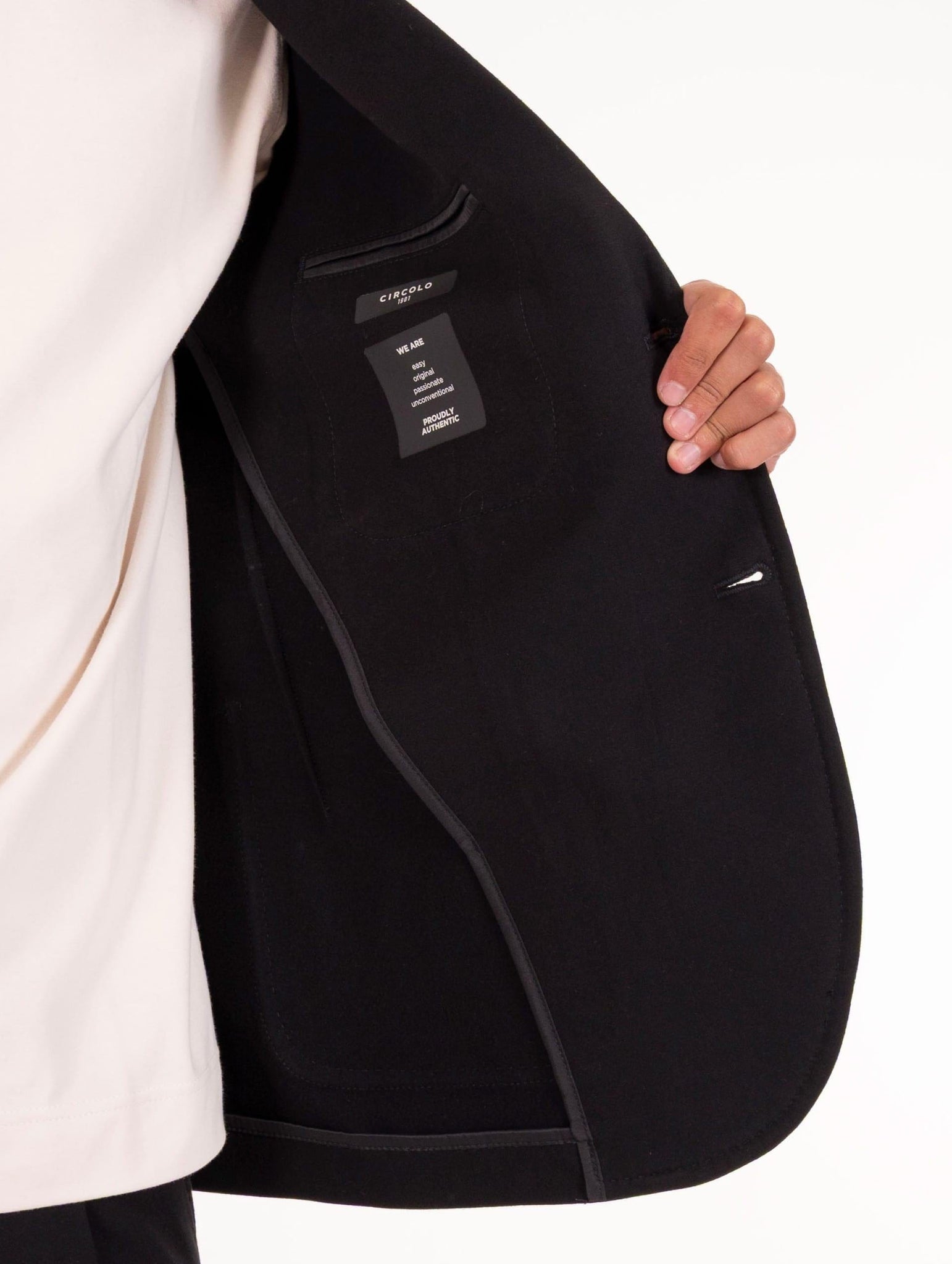 Giacca Circolo 1901 in Jersey Stretch Nero