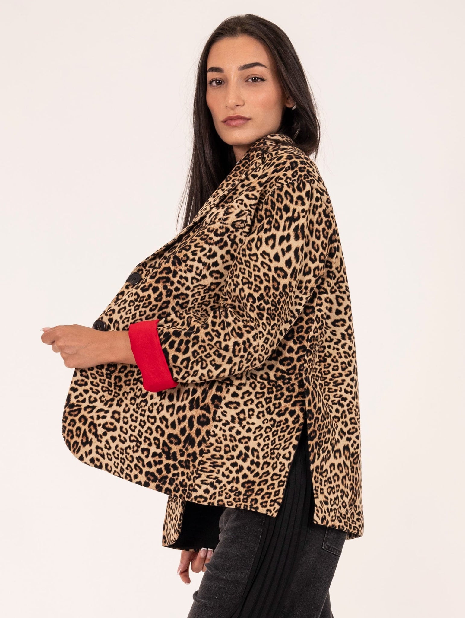 Giacca Front Street Velvet Animalier