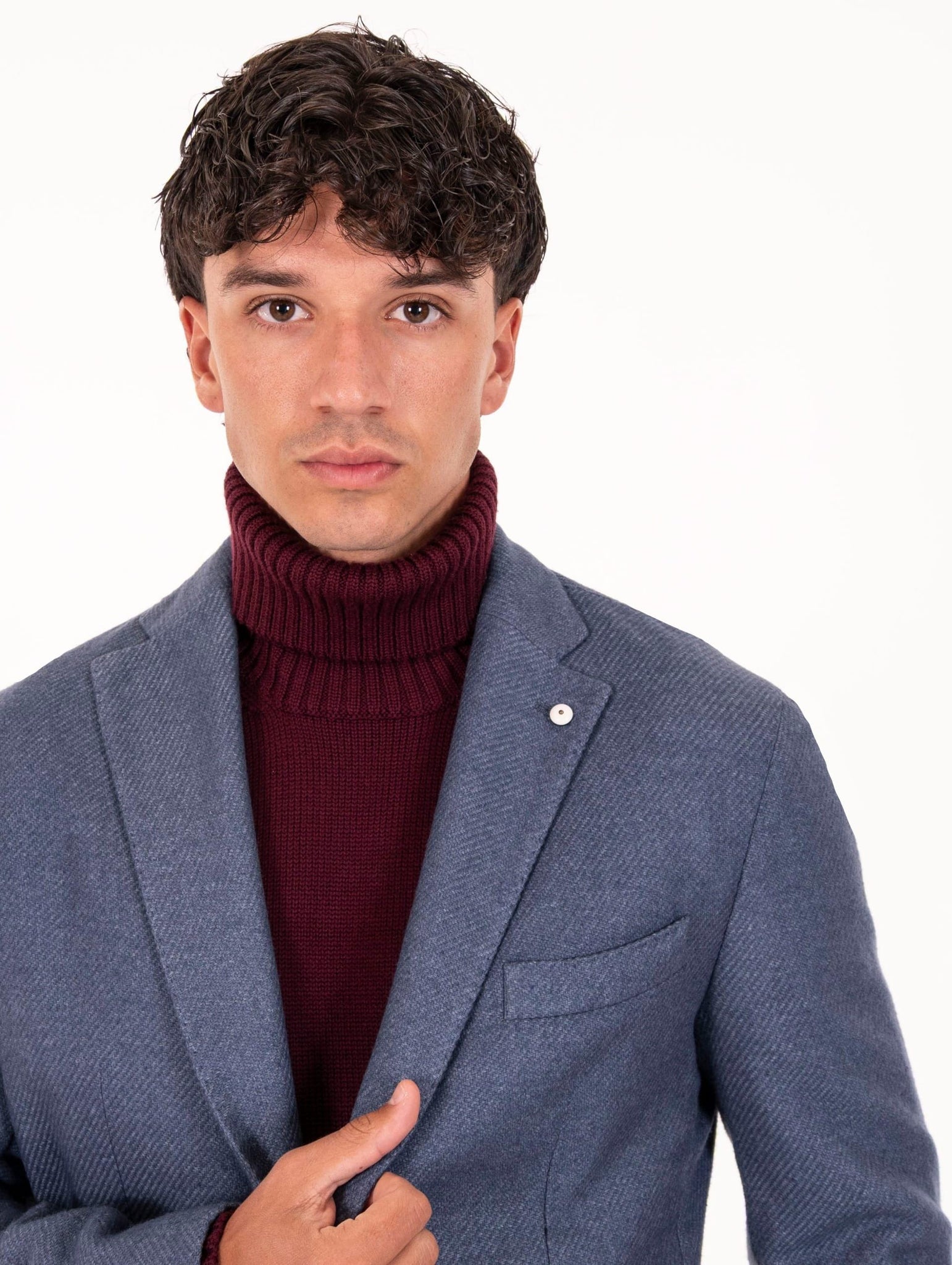 Giacca L.B.M. 1911 in Lana Vergine Indigo