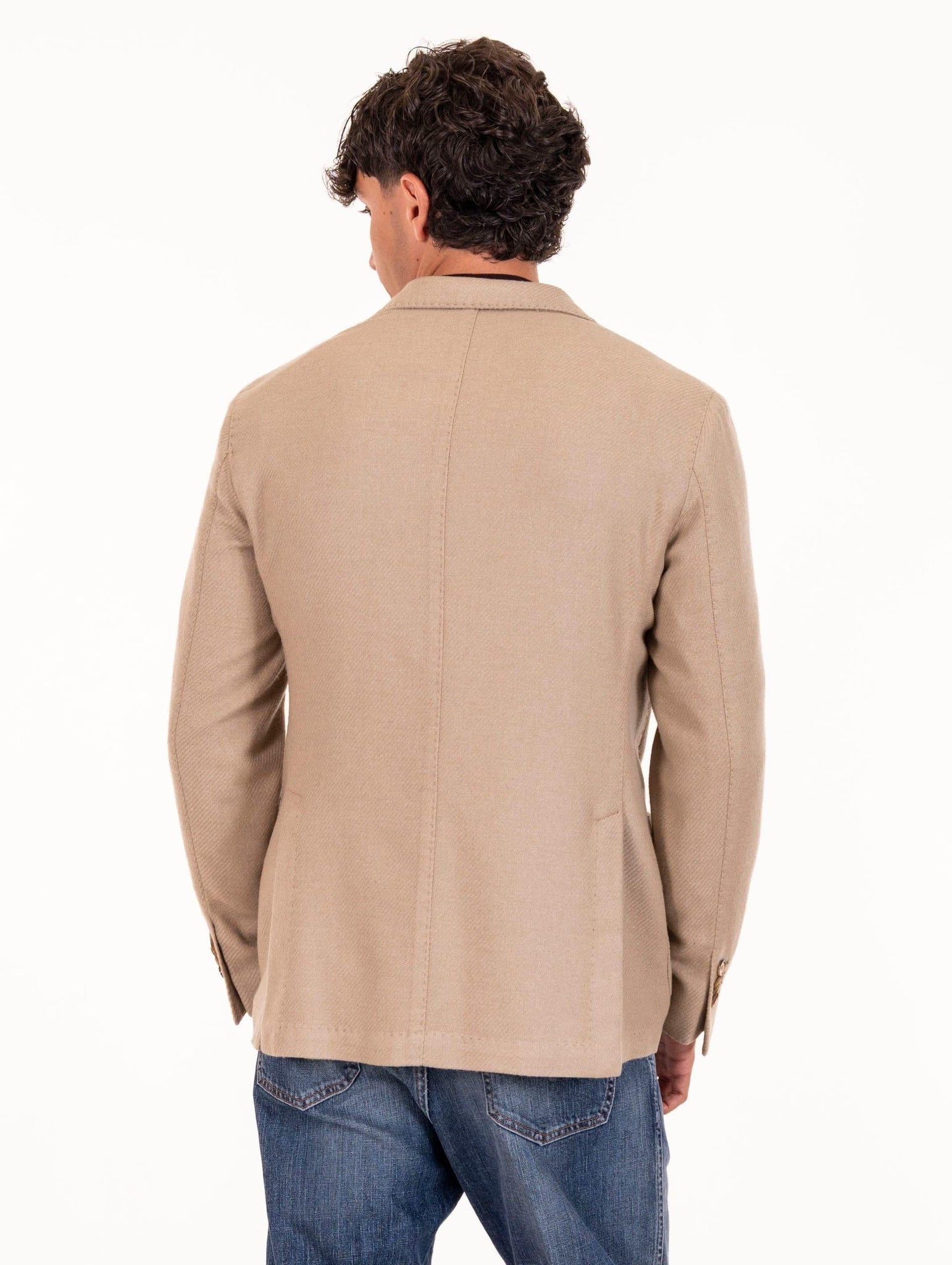 Giacca L.B.M. 1911 in Lana Vergine Sabbia