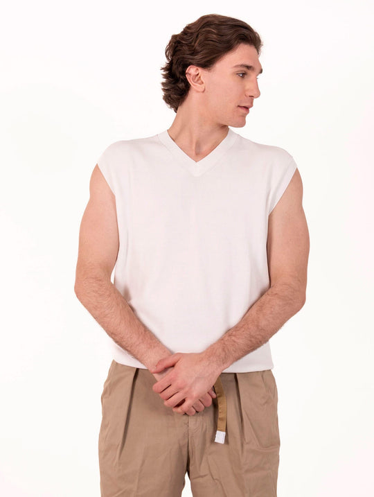 Gilet AT.P.CO. in Cotone Bianco
