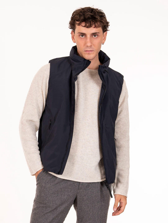Ono People of Shibuya Vest in Technical Fabric Navy