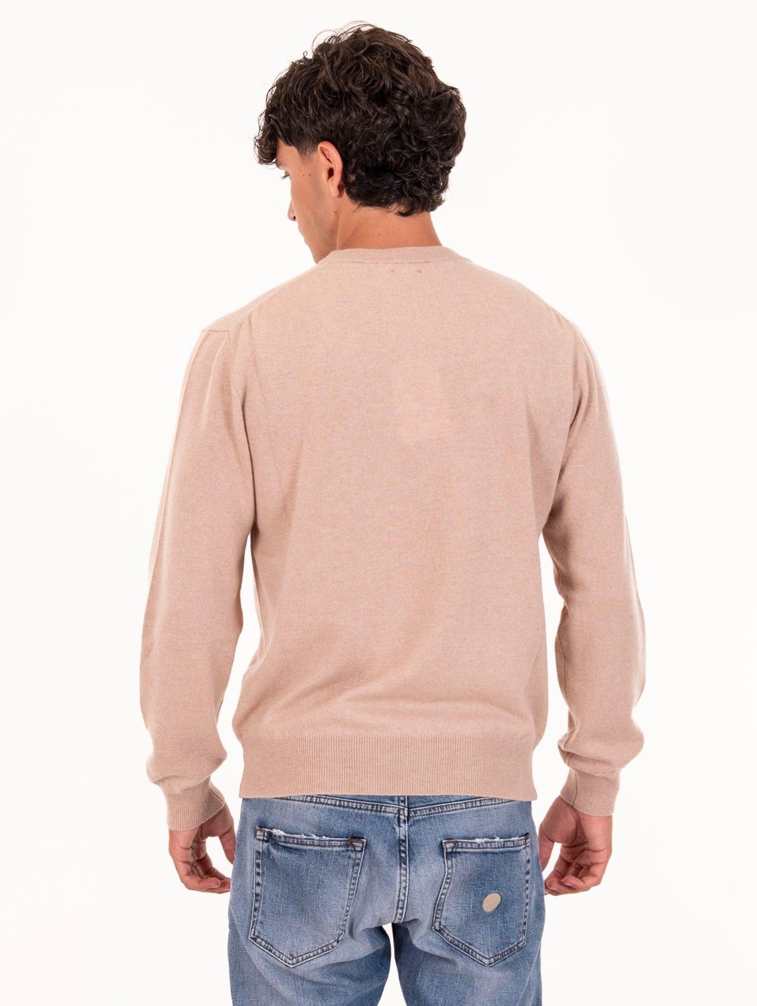 Girocollo Daniele Fiesoli in Cashmere Sabbia