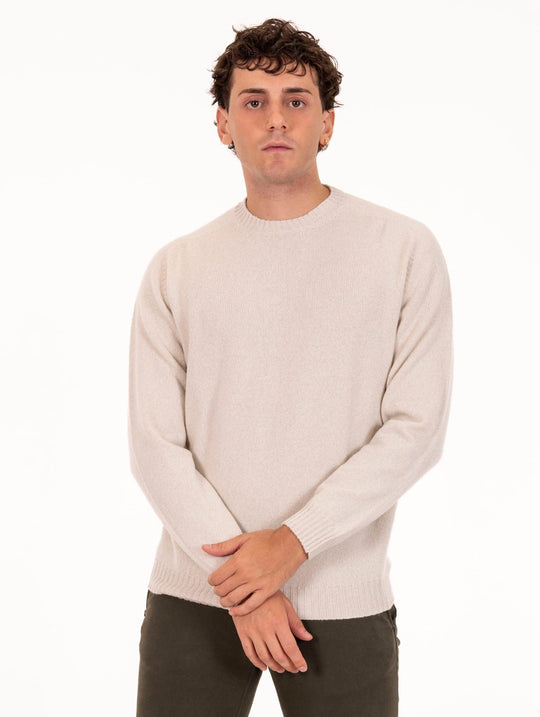 Girocollo Zanieri in Lana Cashmere Corda Melange