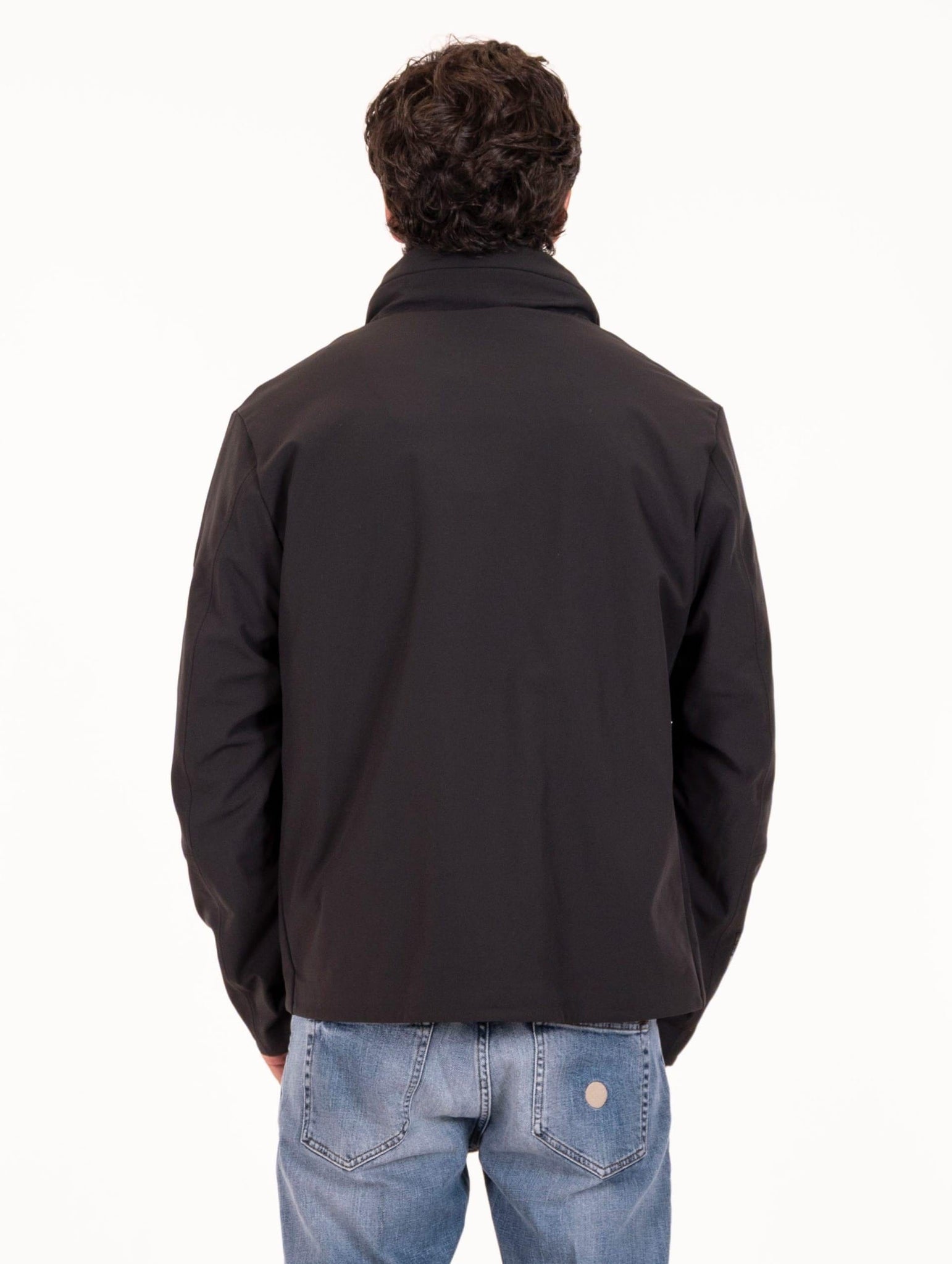 Giubbotto Ontake People of Shibuya in Tessuto Tencico Nero