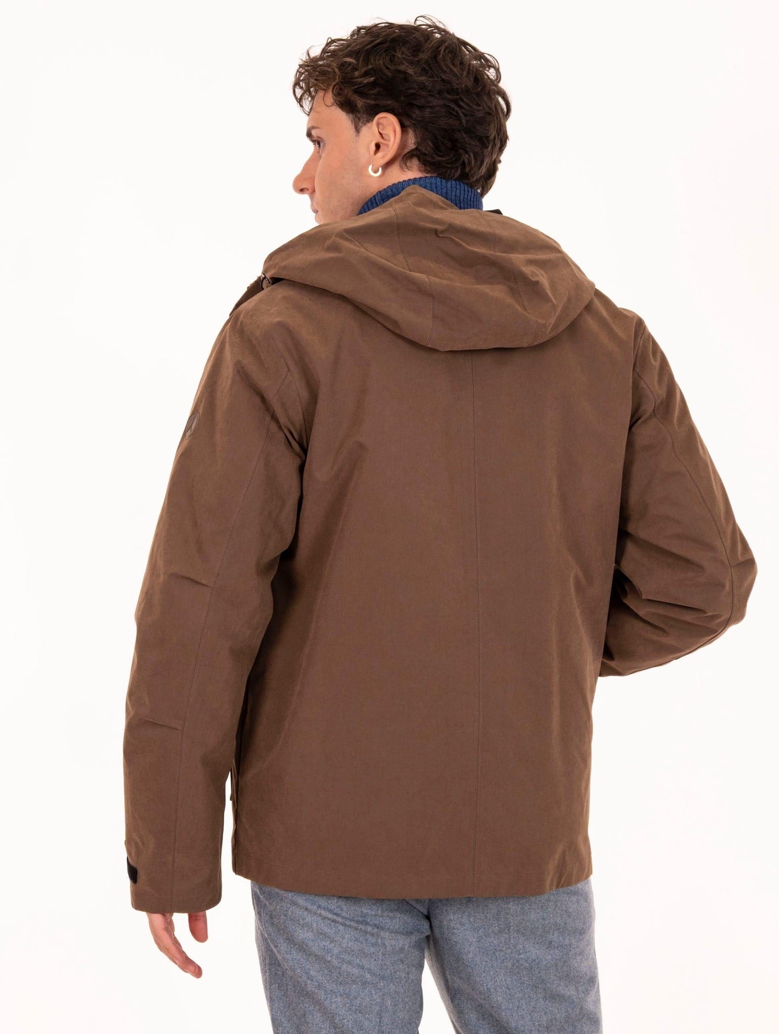 Giubbotto Tone People of Shibuya in Micorfibra Marrone