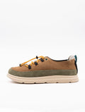 Sneakers CNR aus Wildleder Braun und Militärgrün