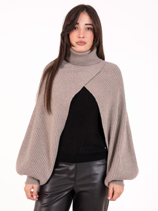 Coprispalle Alpha Studio in Cashmere Tortora