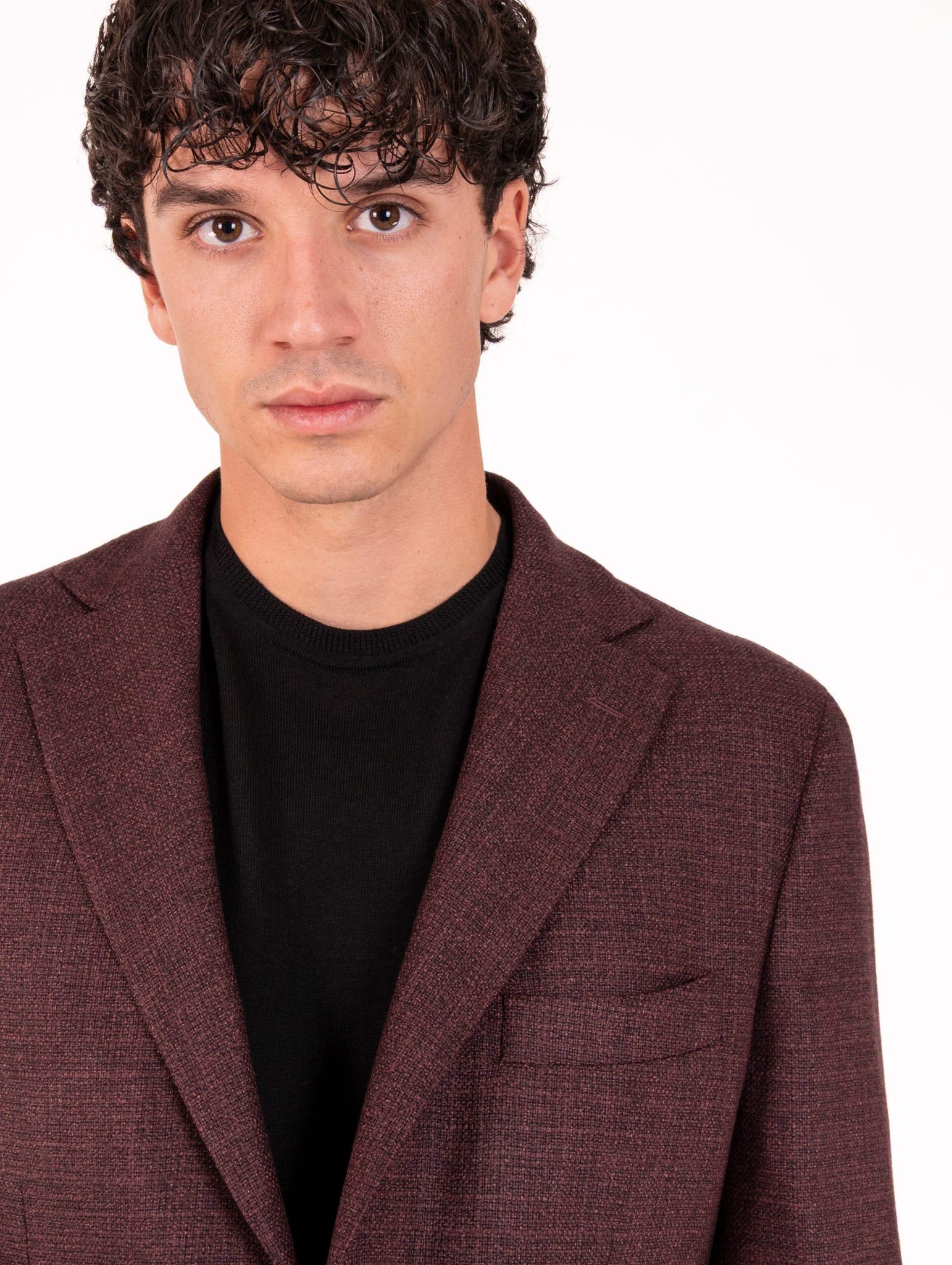 Giacca Sartoriale Four Stroke in Lana Vergine Prugna WEEKEND2/13136456 Four Stroke