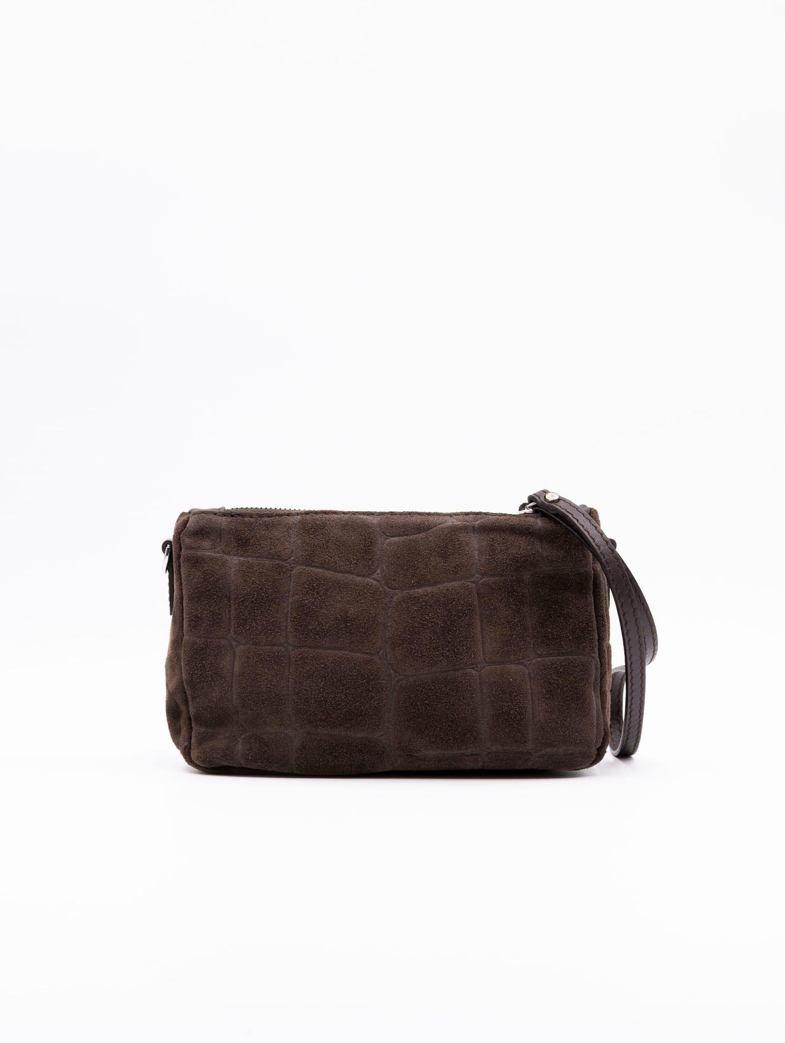 Minibag Nora Pouch Gianni Chiarini in Suede Cocco Moka BS10224CMCOCCO2107 Gianni Chiarini