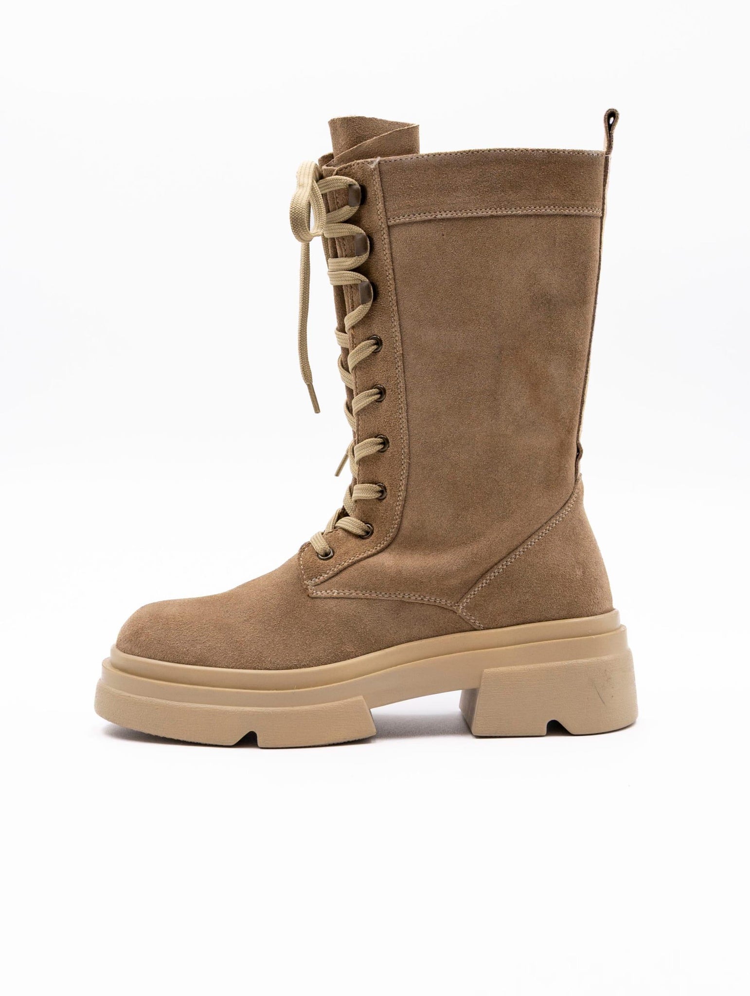 Anfibio Hero Emanuelle Vee in Suede Beige 452M-809-12-ZQBEIGE Emanuelle Vee