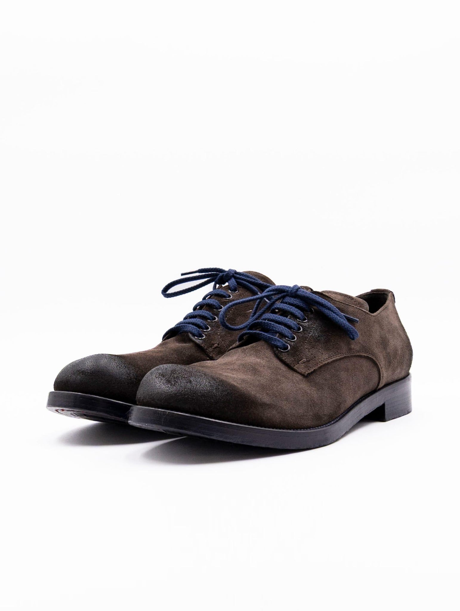 Derby Four Stroke in Suede Testa Di Moro COLLIN18 Four Stroke