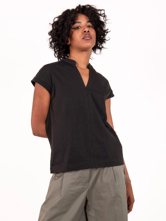 T-shirt Isele K-way in Jersey Nera