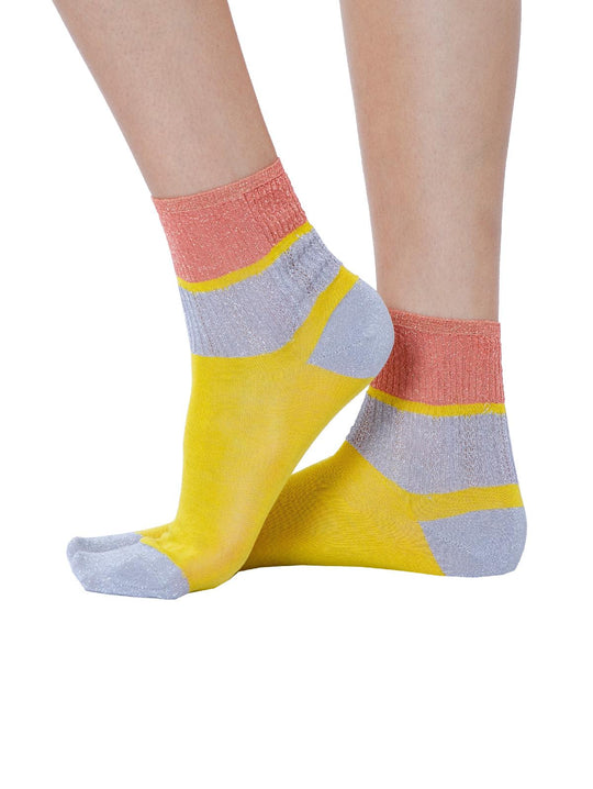 Calza Corta Alto Milano Multicolore