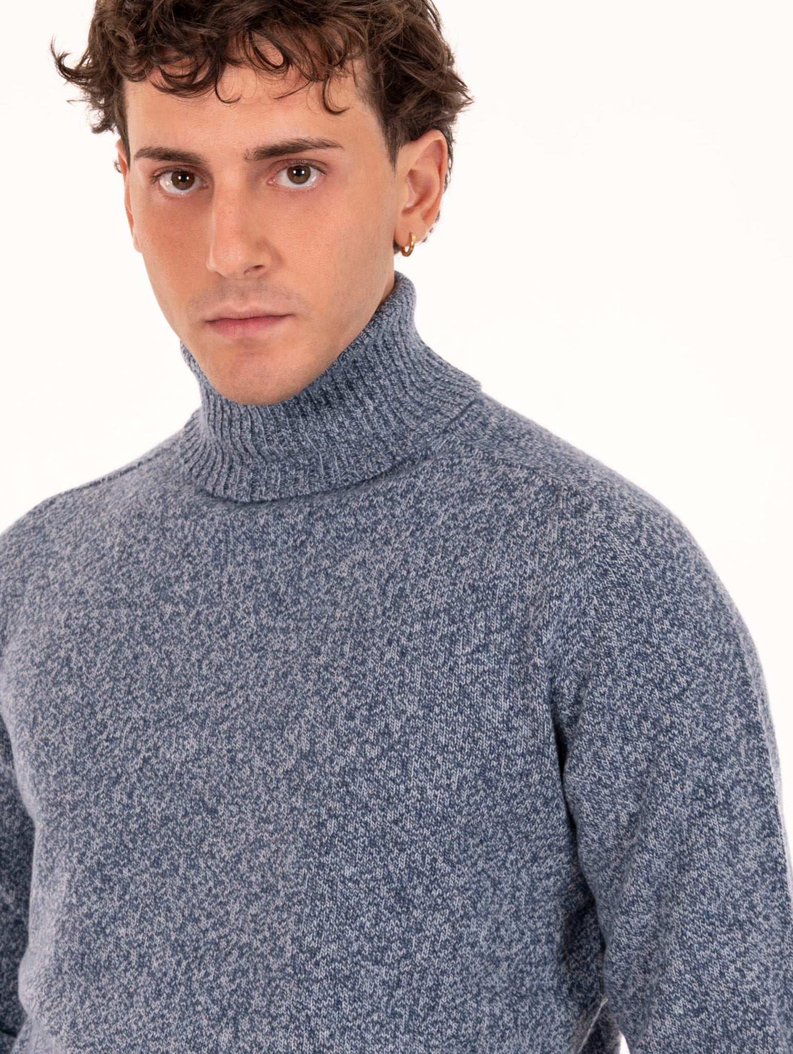 Dolce Vita Zanieri in Lana Cashmere Indigo Melange CG-DVU-350151935 Zanieri