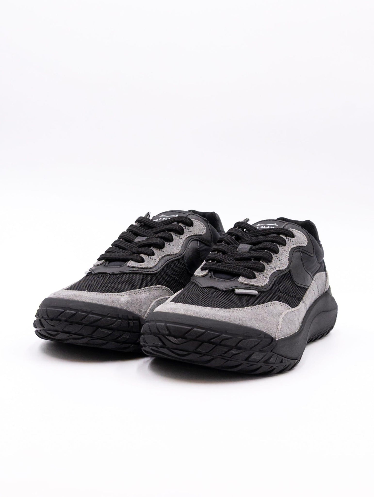 Sneakers Club Act Voile Blanche in Suede e Nylon Antracite e Nero CLUBACTMSUEDE/NYLON/CALF Voile Blanche