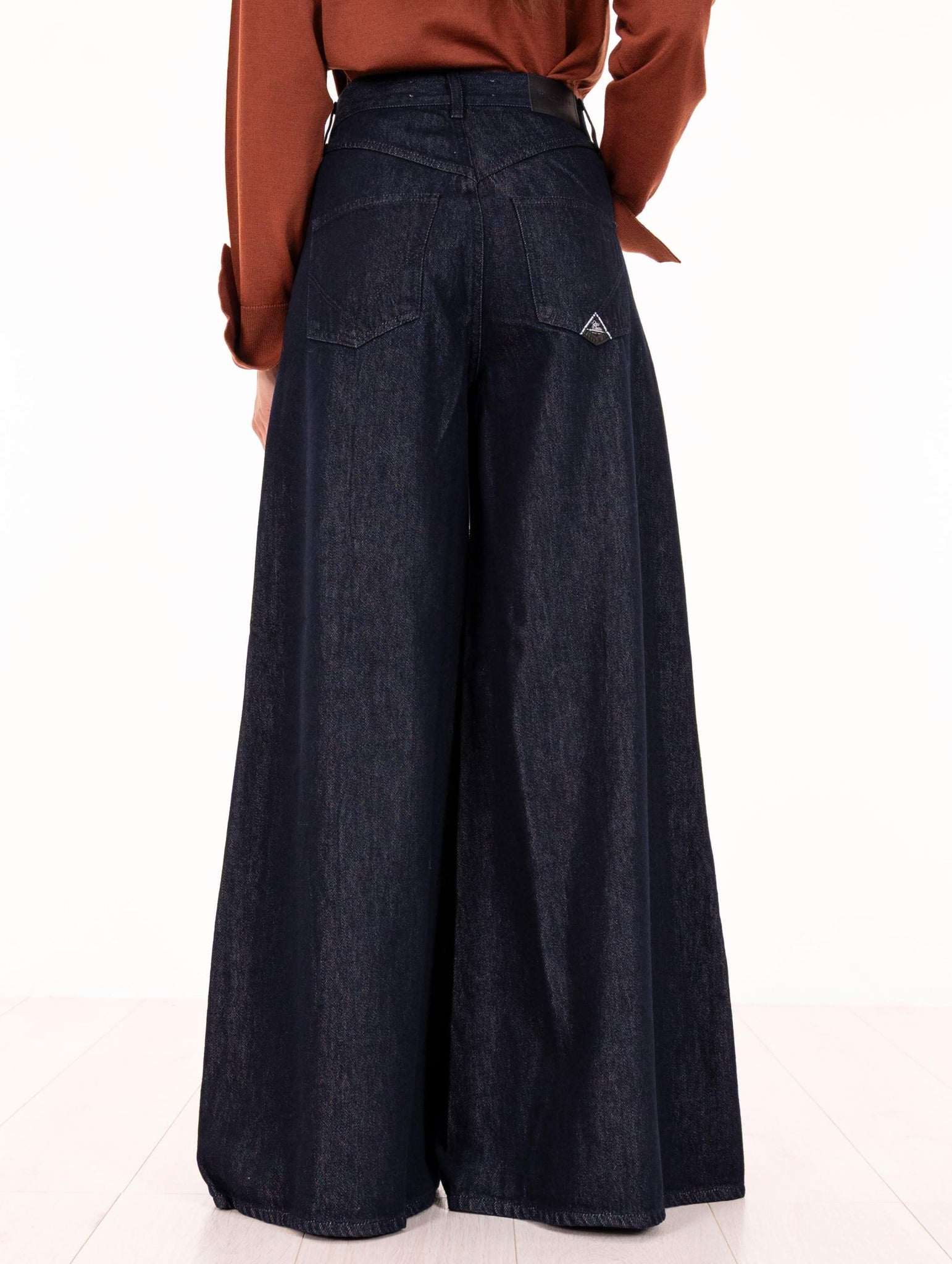 Jeans Utility Roy Roger's in Denim Rinse Blu RND90158D7050021C0999 Roy Roger's