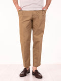 Pantalone Myths in Cotone e Tencel Cammello