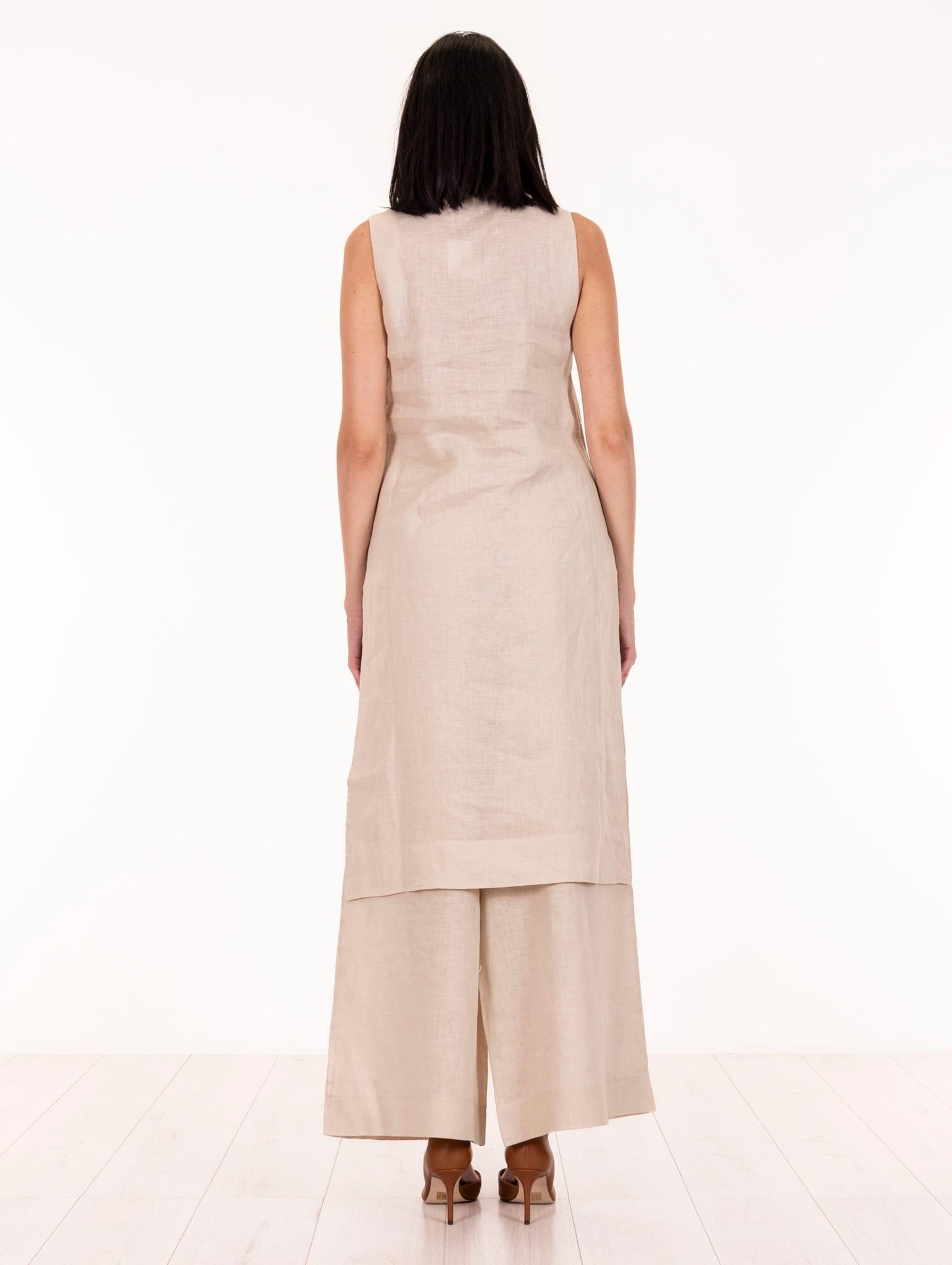 Abito Daniele Fiesoli in Lino Sabbia 7365200 Daniele Fiesoli