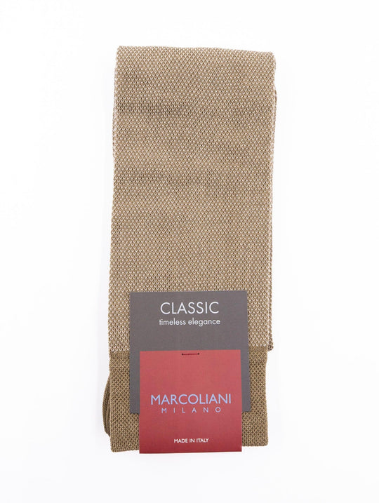 Calzini Marcoliani Milano Classic in Pima Cotton Kaki