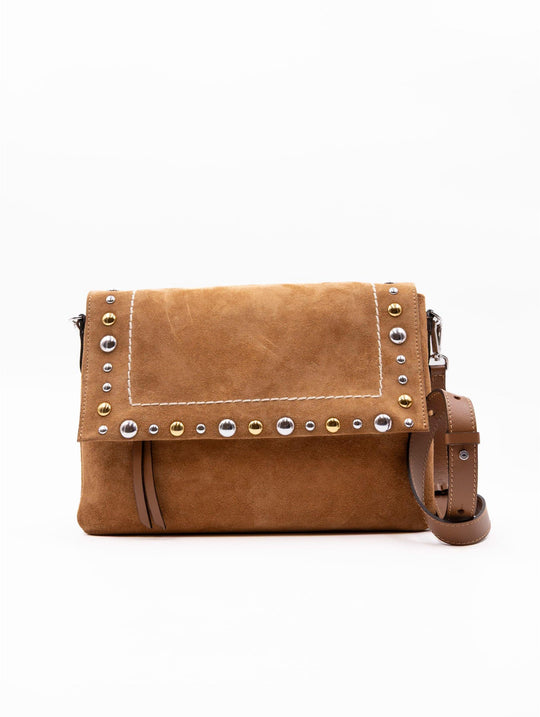 Borsa Elisa Gianni Chiarini in Suede Caramello