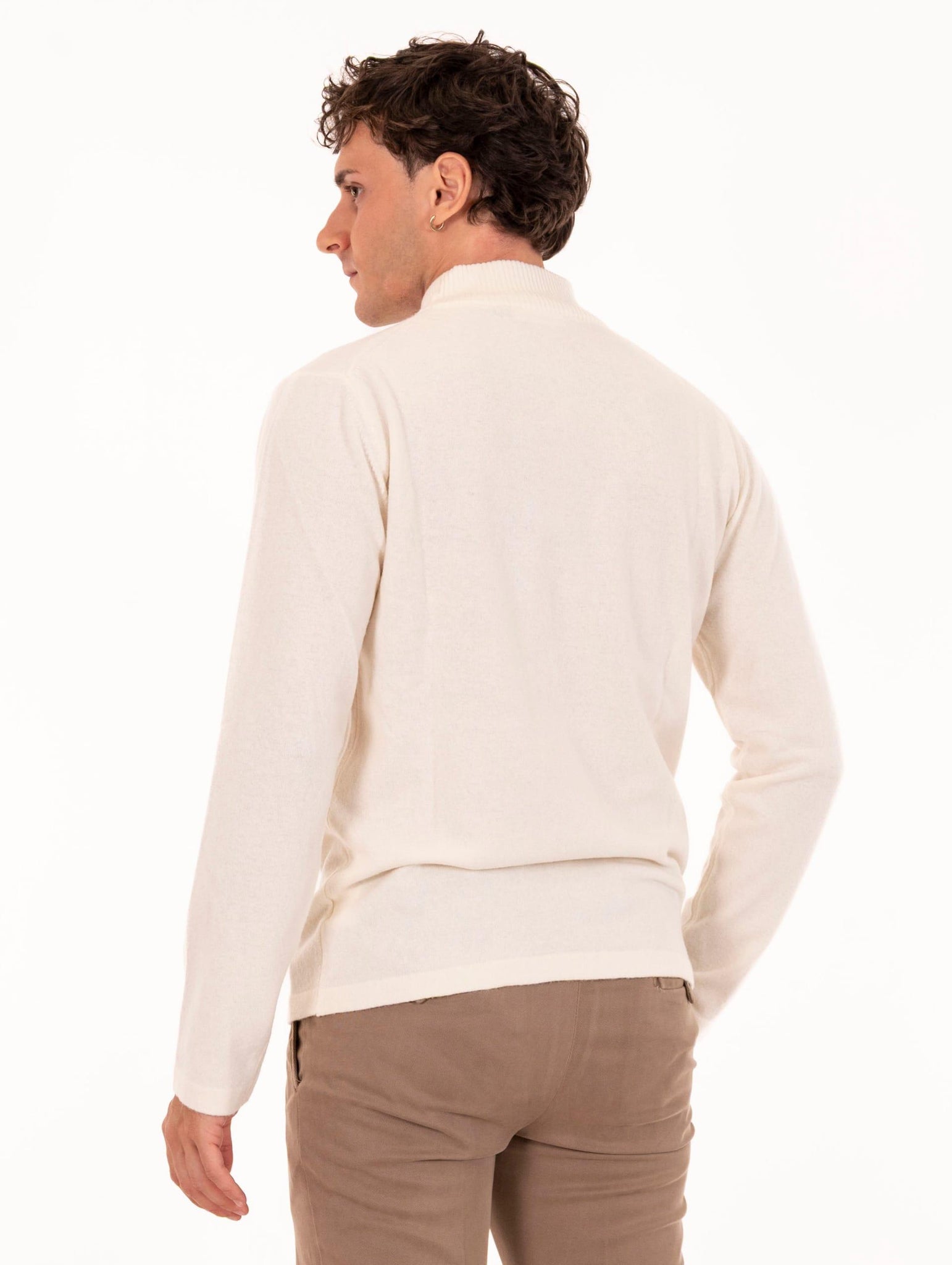 Magla Lupetto Daniele Fiesoli in Lana Merino Extrafine e Cashmere Nuvola 0044100 Daniele Fiesoli