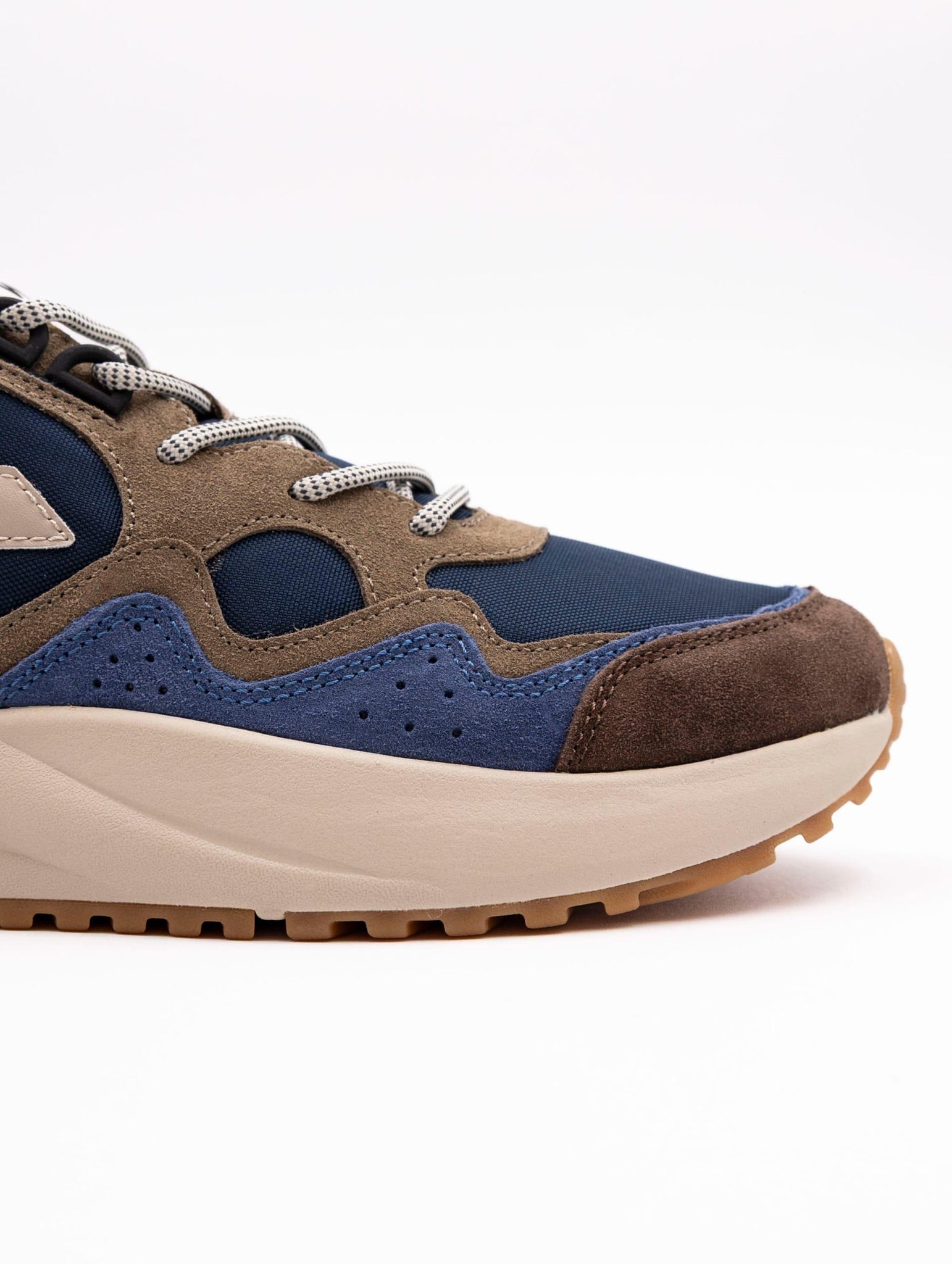 Sneakers Flick W6YZ in Tessuto Tecnico e Suede Navy e Tortora FLICK-MSUEDE/NYLON W6YZ