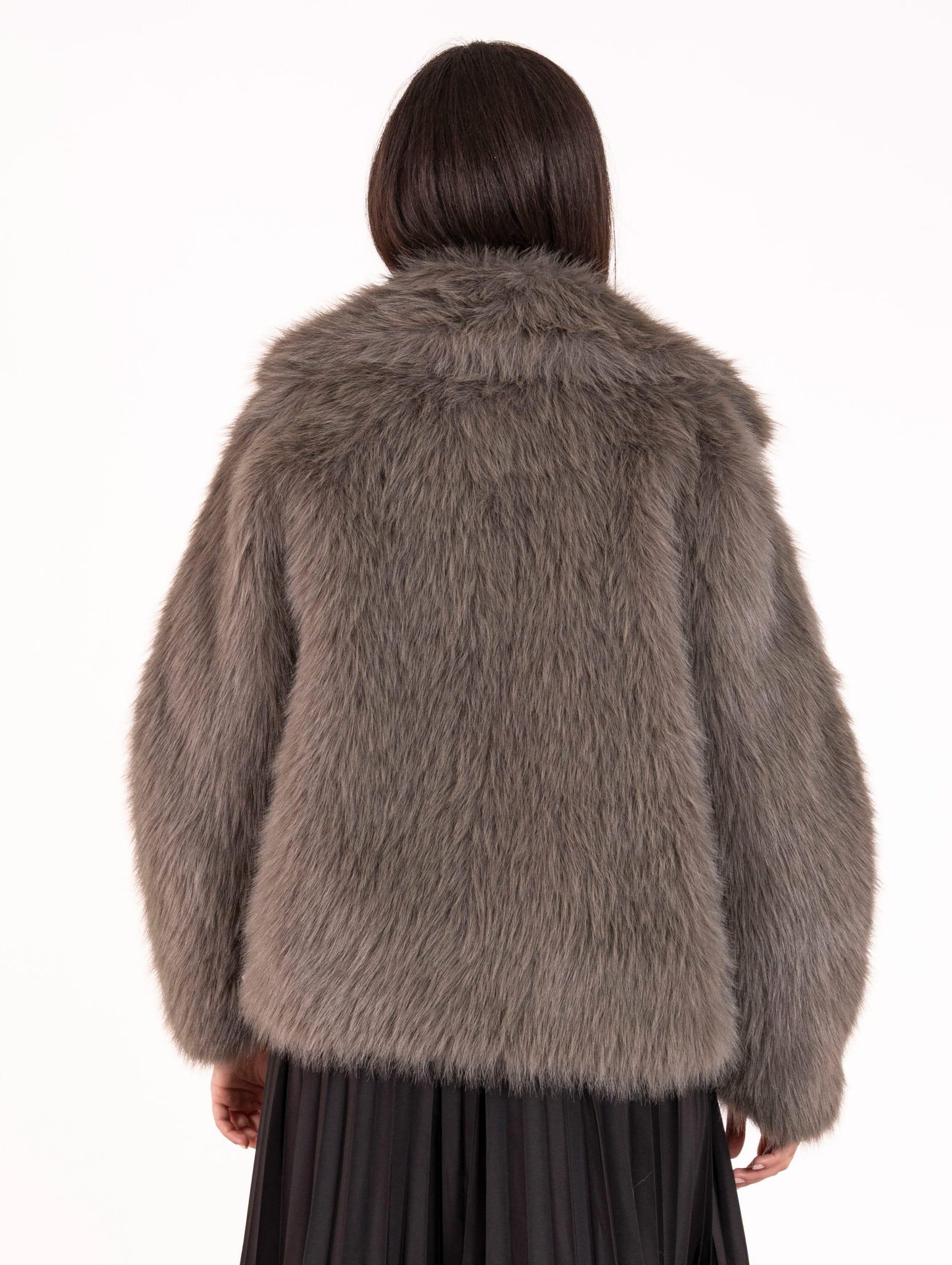 Eco Pelliccia Leon e Loulou Grigia L816SILK00020 Leon & Loulou