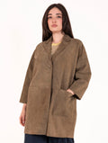 Virginia The Jackie Leder-Spolverino aus Wildleder Salbei