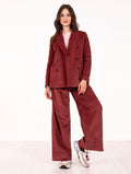 Pantalone Myths in Velluto Terra di Siena