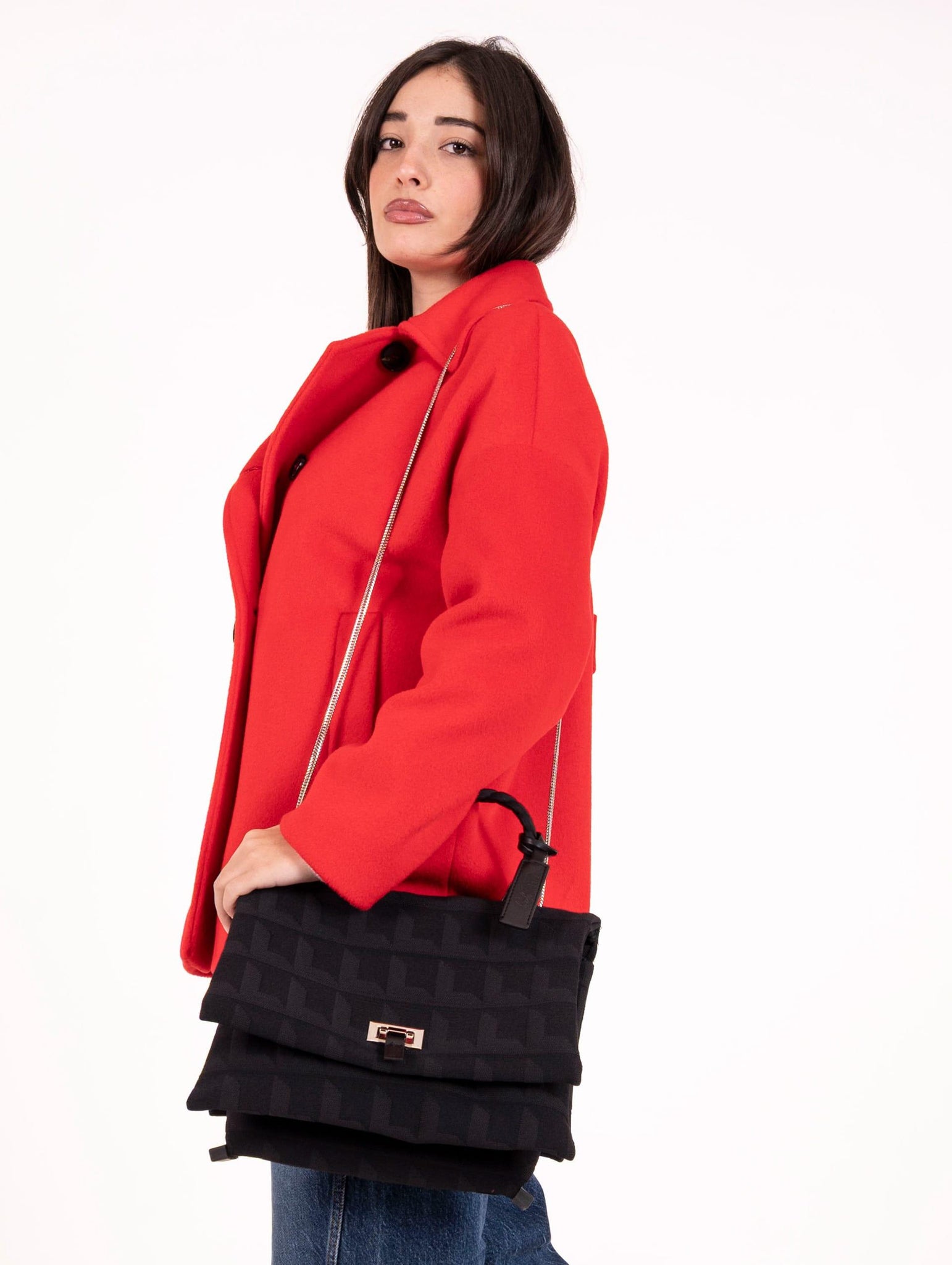 Borsa Fri-yay in Maglia Nero LB_1256LSTITCH Fri-Yay