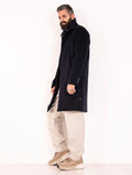 Maximel AT.P.CO. Mantel aus Wollmischung Navy