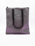 Shopping Small Zip L'aura Argento, Viola e Verde
