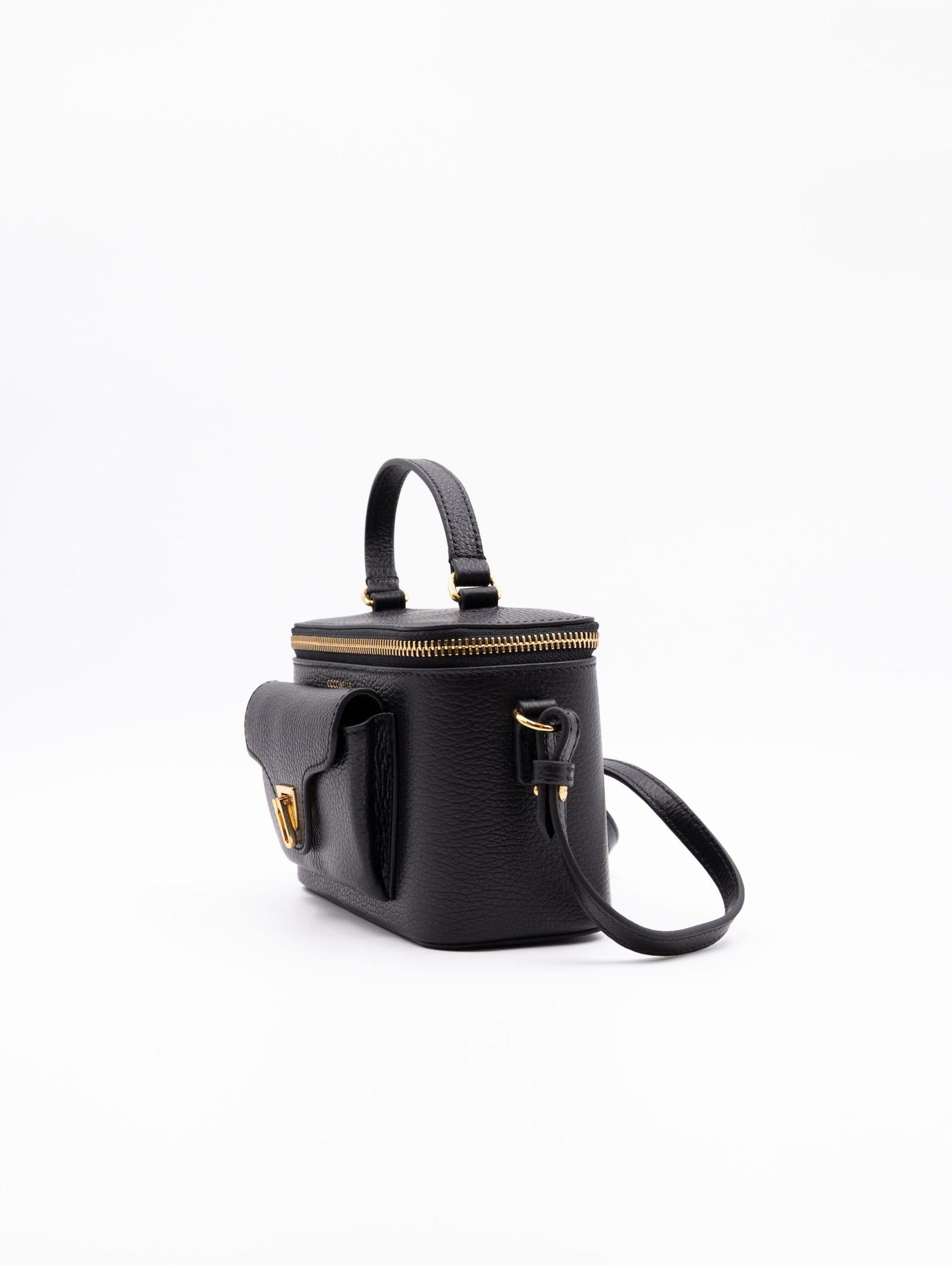 Minibag  Coccinelle in Pelle Martellata Nero E5TFK550101001 Coccinelle