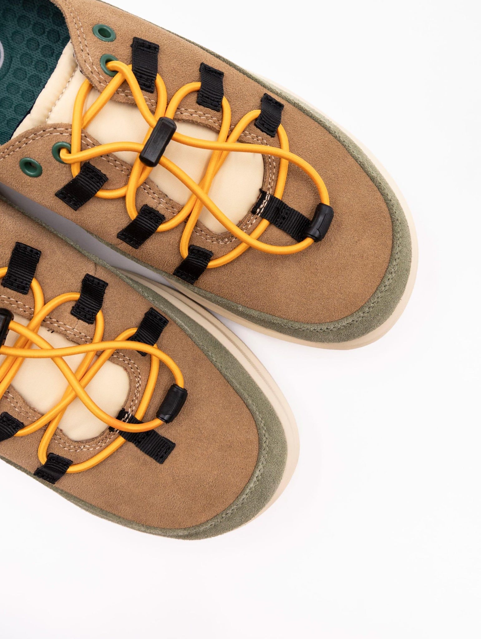 Sneakers CNR in Suede Marrone e Militare EASYCLIPSUEDE/NYLON CNR