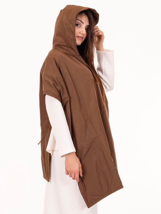 Mantella Oversize Meimeij Marrone