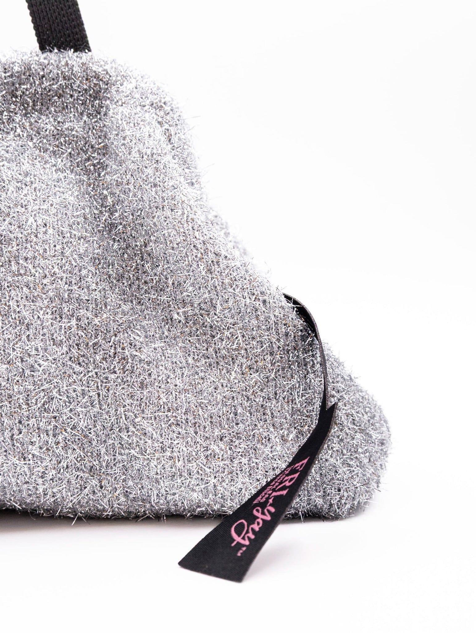 Clutch Fri-Yay in Fil Coupè Lurex Argento HB_1260LUREXFUR Fri-Yay